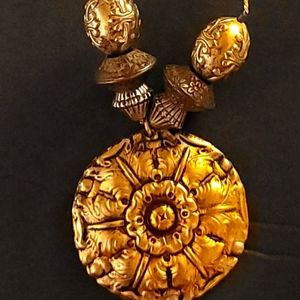 ML06 Women's Accessories Jewelry Boho Glam Style Necklace Gold Silver